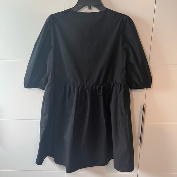 NWT dRA Los Angeles Puff Sleeve Babydoll Dress with Front Ties - Picture 4 of 12